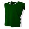 A4 Mens Backcourt Jersey, Large, Forest/White view 1