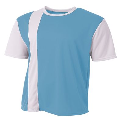A4 Mens Legend Soccer Jersey, 2XL, Electric Blue White