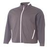 A4 Mens League Full Zip Jacket, XS, Graphite/White view 1