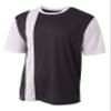 A4 Mens Legend Soccer Jersey, 2XL, Black/White view 1