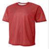 A4 Mens Match Reversible Jersey, 2XL, Scarlet/White view 1