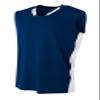 A4 Mens Backcourt Jersey, Large, Navy/White view 1