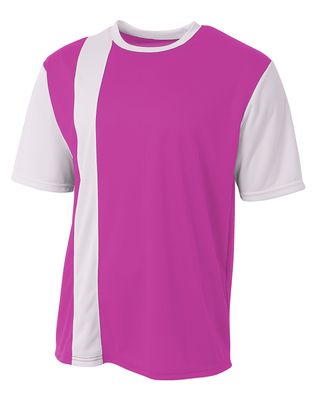 A4 Mens Legend Soccer Jersey, 2XL, Fuschia White