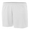 A4 Youth Cooling Performance Power Mesh Practice Short,WHITE,XXS view 1