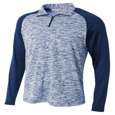 A4 A4 Youth Quarter Zip Space Dye