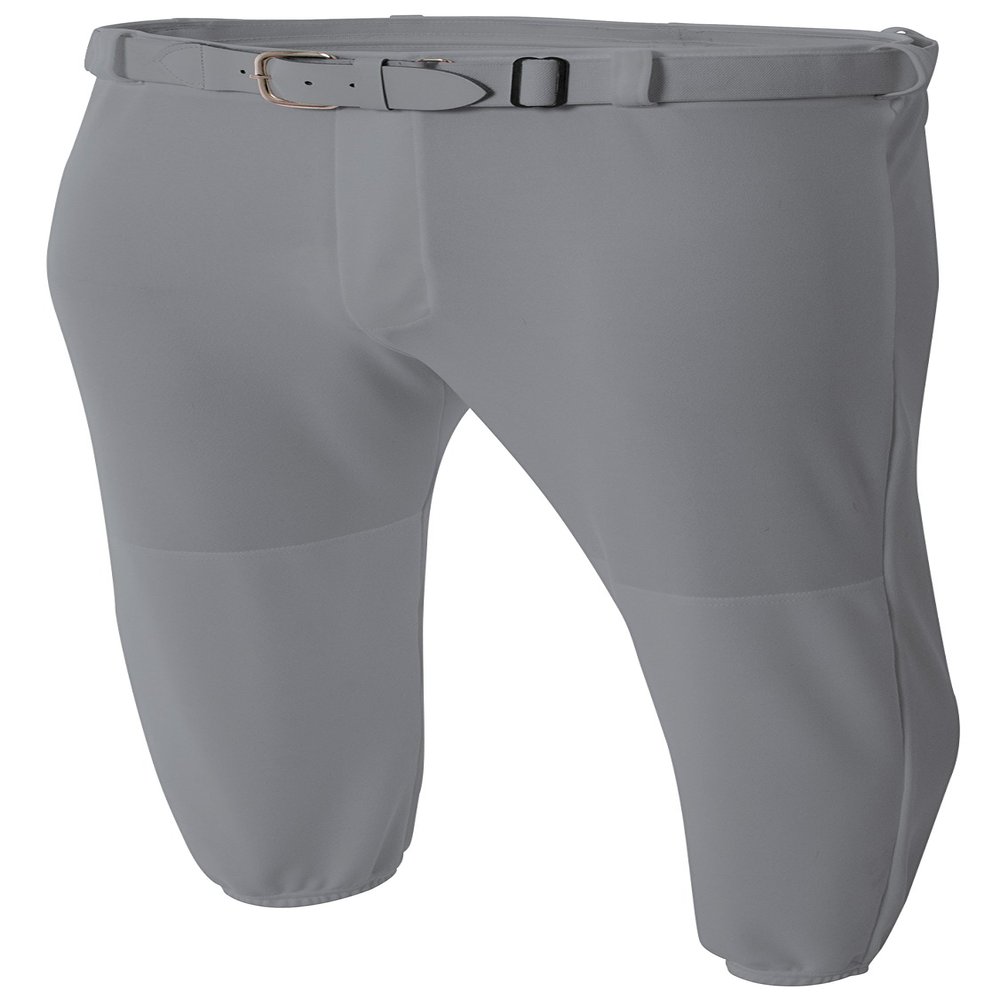 A4 Mens Double Play Baseball Pant, 2XL, Grey