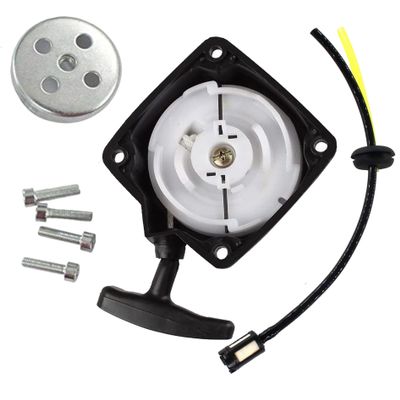 HQparts Recoil Pull Starter Assembly for Jiffy 4057-S STX Pro II Model 34 Model 30XT SD60i Model 60 Jiffy Feldmann Ice Fishing Auger Drill 4057-S 4057