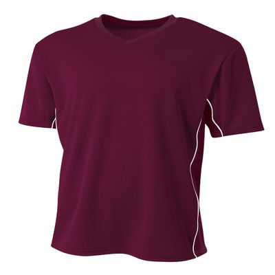 A4 Mens Liga Soccer Jersey, 2XL, Maroon