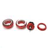 VALORIDER Mountain Bike Road Bike Headsets Threadless External Headsets Sealed Cartridge Bearings 1 1/8" Bicycle Parts (Red) view 2