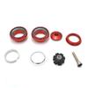 VALORIDER Mountain Bike Road Bike Headsets Threadless External Headsets Sealed Cartridge Bearings 1 1/8" Bicycle Parts (Red) view 3