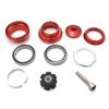 VALORIDER Mountain Bike Road Bike Headsets Threadless External Headsets Sealed Cartridge Bearings 1 1/8" Bicycle Parts (Red) view 4