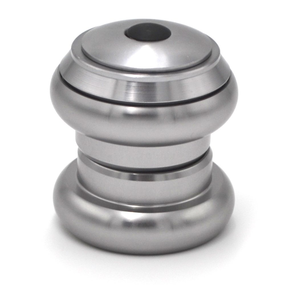 VALORIDER Mountain Bike Road Bike Headsets Threadless External Headsets Sealed Cartridge Bearings 1 1/8" Bicycle Parts (Silver)