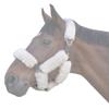 ECP Equine Comfort Products Merino Sheepskin Halter Fleece Set for Horses, 100% Natural Wool, Chafe Protection, Breathable Relief & Cushioned Comfort, Machine Washable, 9-Piece Set, White view 1