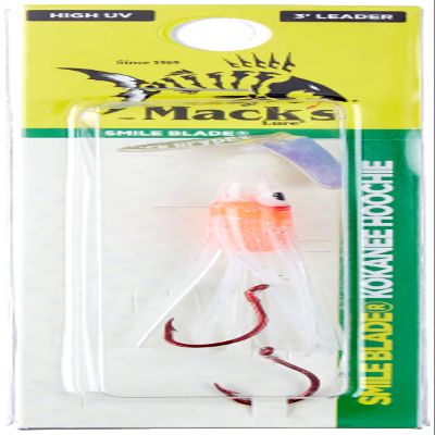 Mack's Lure 59997 Smile Blade Kokanee Hoochie UV Glow Burst