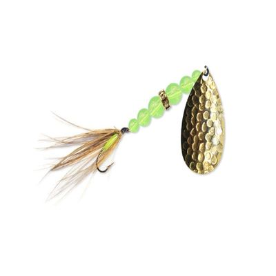 Mack's Lure 08611 Wedding Ring Glo Fly Series Hammered Brass