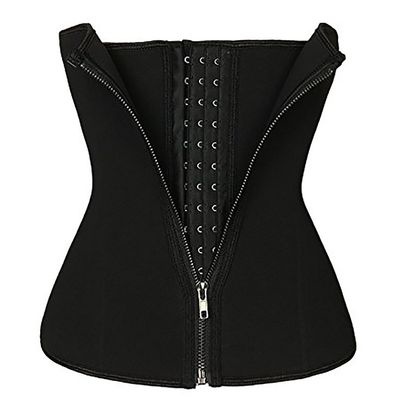 DreamHigh Latex Waist Trimmer Trainer Zipper Hooks Slimming Corset Belt Shaper 3XL