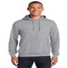 Gildan Blank Hoodie - Hooded Sweatshirt - Unisex Style 18500 Adult Pullover Sport Grey view 1