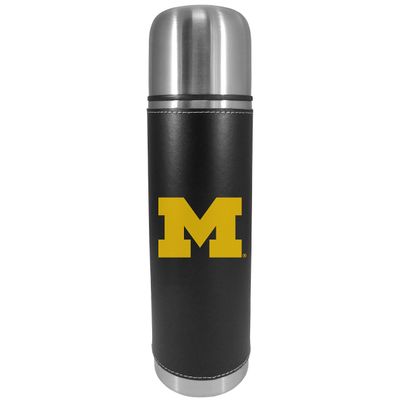 NCAA Siskiyou Sports Fan Shop Michigan Wolverines Graphics Thermos 26 ounce Black