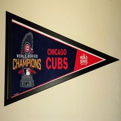 2016 Chicago Cubs World Series Pennant Frame