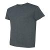Gildan Blank T-Shirt - Unisex Style 5000 Adult Dark Heather Grey view 1