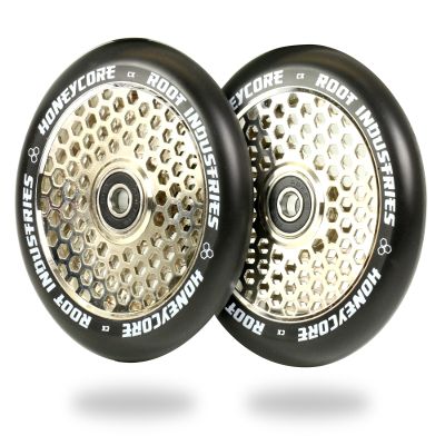 ROOT INDUSTRIES - 110mm x 24mm Honeycore Wheels Black/Mirror