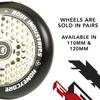 ROOT INDUSTRIES - 110mm x 24mm Honeycore Wheels Black/Mirror view 2