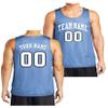 Custom Reversible Basketball Jersey - Front and Back (Adult XXX-Large, Carolina Blue) view 1