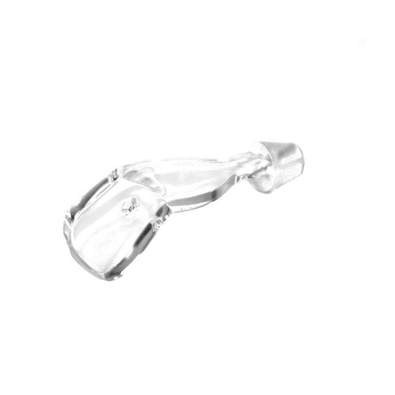Mack's Lure 92200 Wiggle Hoochie Bills Clear, 2.25"