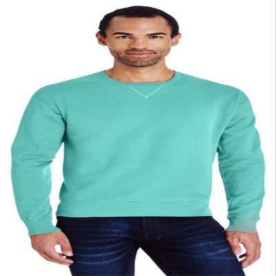 ComfortWash by Hanes Unisex 7.2 oz., 80/20 Crew Sweatshirt XL MINT