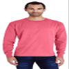 5.5 oz 100% Ringspun Cotton Garment-Dyed Long-Sleeve Shirt Pocket M CRIMSON FALL view 1