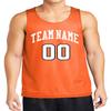 Custom Reversible Basketball Jersey - Front and Back (Adult XXXX-Large, Orange) view 3