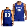 Custom Reversible Basketball Jersey - Front and Back (Adult Medium, Royal Blue) view 1