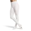 Bloch Dance Women's Contour Soft Adaptatoe Tights, White, Petite/Small view 1