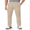 PGA TOUR Men's Flat Front Golf Pant with Expandable Waistband, Chinchilla, 40W x 32L