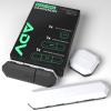 ADV Tennis Dampener with Custom Feel, Racket Shock Absorber to Reduce Vibration and Stay on The Racket, Engineered Poly-Silicone Tennis Racket Dampener, Marble, Variety 3-Pack view 1