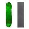 Cal 7 Blank Skateboard Deck with Grip Tape | 7.75, 8.0 and 8.25 Inch | Maple Board for Skating (8 inch, Green) view 1