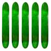 Cal 7 Blank Maple Skateboard Decks (Bundle of 5) (7.75 Inch, Green) view 1