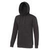 Awdis Plain Mens Hooded Sweatshirt/Hoodie/Zoodie (S) (Storm Gray) view 1