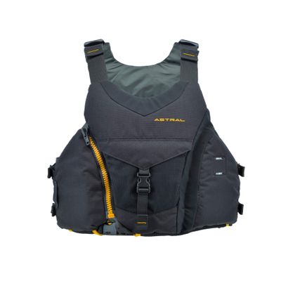 Astral Ringo Life Jacket PFD for Whitewater, Sea, Tour, and Stand Up Paddle Boarding, Basalt Black, Small/Medium