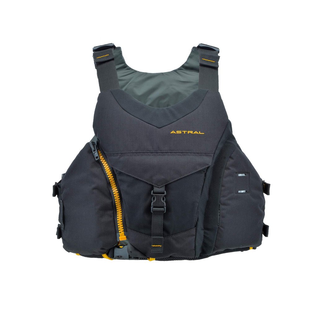 Astral Ringo Life Jacket PFD for Whitewater, Sea, Tour, and Stand Up Paddle Boarding, Basalt Black, Small/Medium