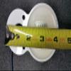 BoatPlugLight.com Titan Underwater Boat Drain Flange transom LED Light (White) view 4