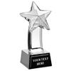 7" Onyx Pedestal Star Crystal Awards - Corporate Glass Trophies view 2