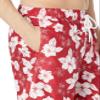 Amazon Essentials Men's 9" Swim Trunks with Mesh Lining, Pockets, Drawstring Closure, Red Hibiscus Flower, Large view 4
