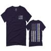 0084. American Flag Thin Blue Line Police Lives Matter Support Patriotic NY Sheriff for Men T Shirt (Navy Blue, 2X-Large) view 1
