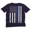 0084. American Flag Thin Blue Line Police Lives Matter Support Patriotic NY Sheriff for Men T Shirt (Navy Blue, 2X-Large) view 3