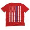 0084. American Flag Thin Blue Line Police Lives Matter Support Patriotic NY Sheriff for Men T Shirt (Red, 2X-Large) view 3