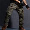 Yollmart Men's Cargo Pants Relaxed Fit Cotton Military Army Style Trousers-yellowcamo-30 view 3