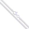 Sterling Silver Diamond-Cut Popcorn Chain 1.3mm Solid 925 Italy New Necklace 20" view 1