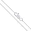 Sterling Silver Box Chain 1.3mm Solid 925 Italy Lightweight Lobster Claw Clasp Necklace 16" view 1