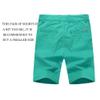 BASADINA Boys Shorts with Adjustable Waist School Chino Shorts for Kid 5-14 Years Green view 2